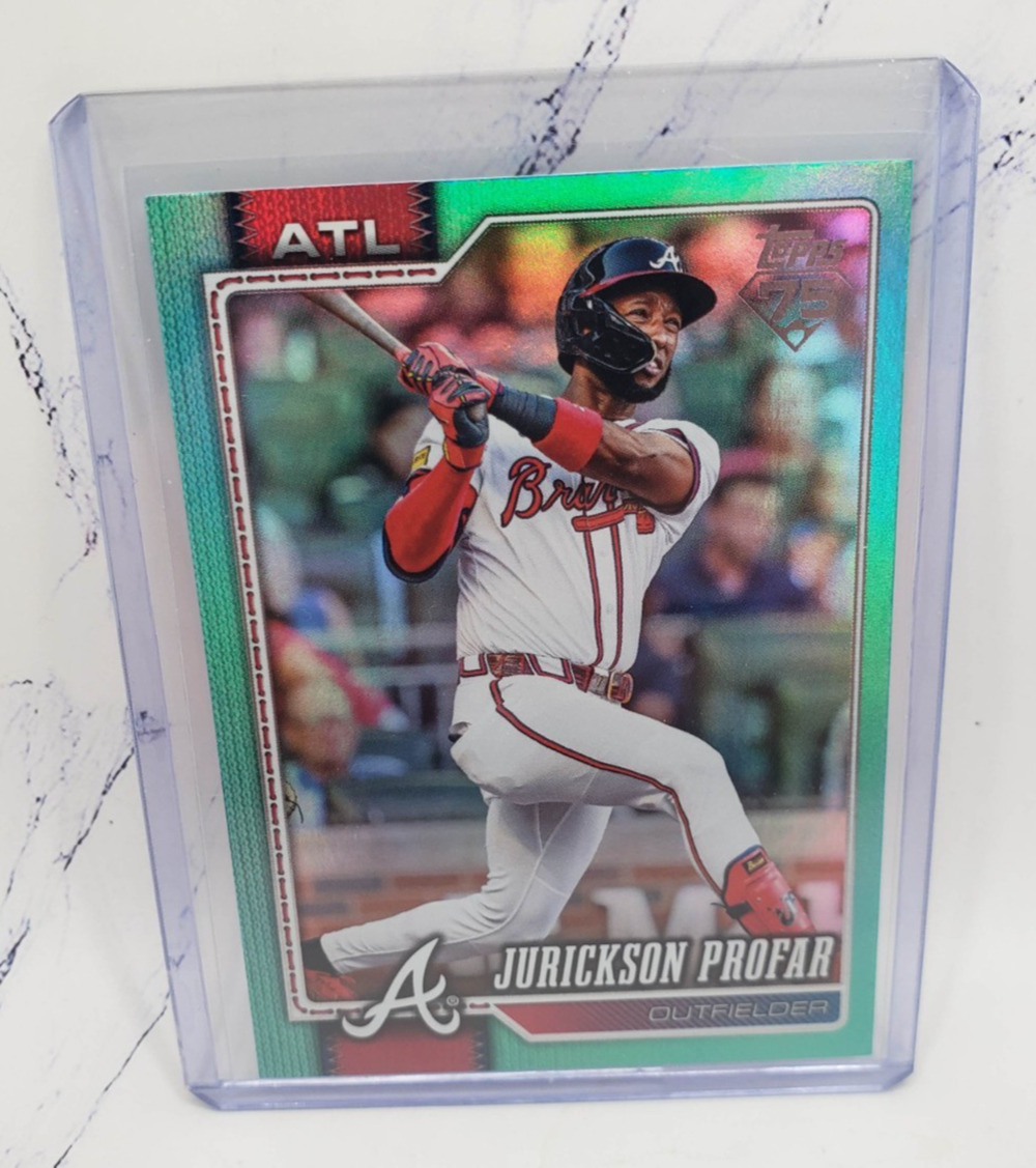 2026 Topps Aqua Rainbow Foil #91 Jurickson Profar Atlanta Braves